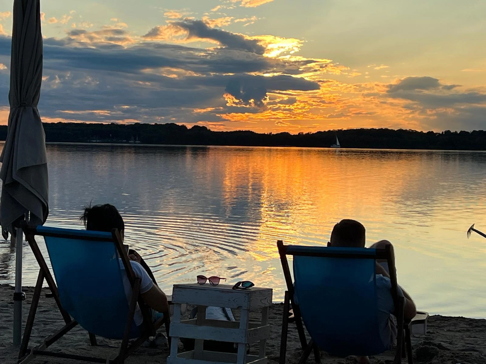 Sonnenuntergang am See